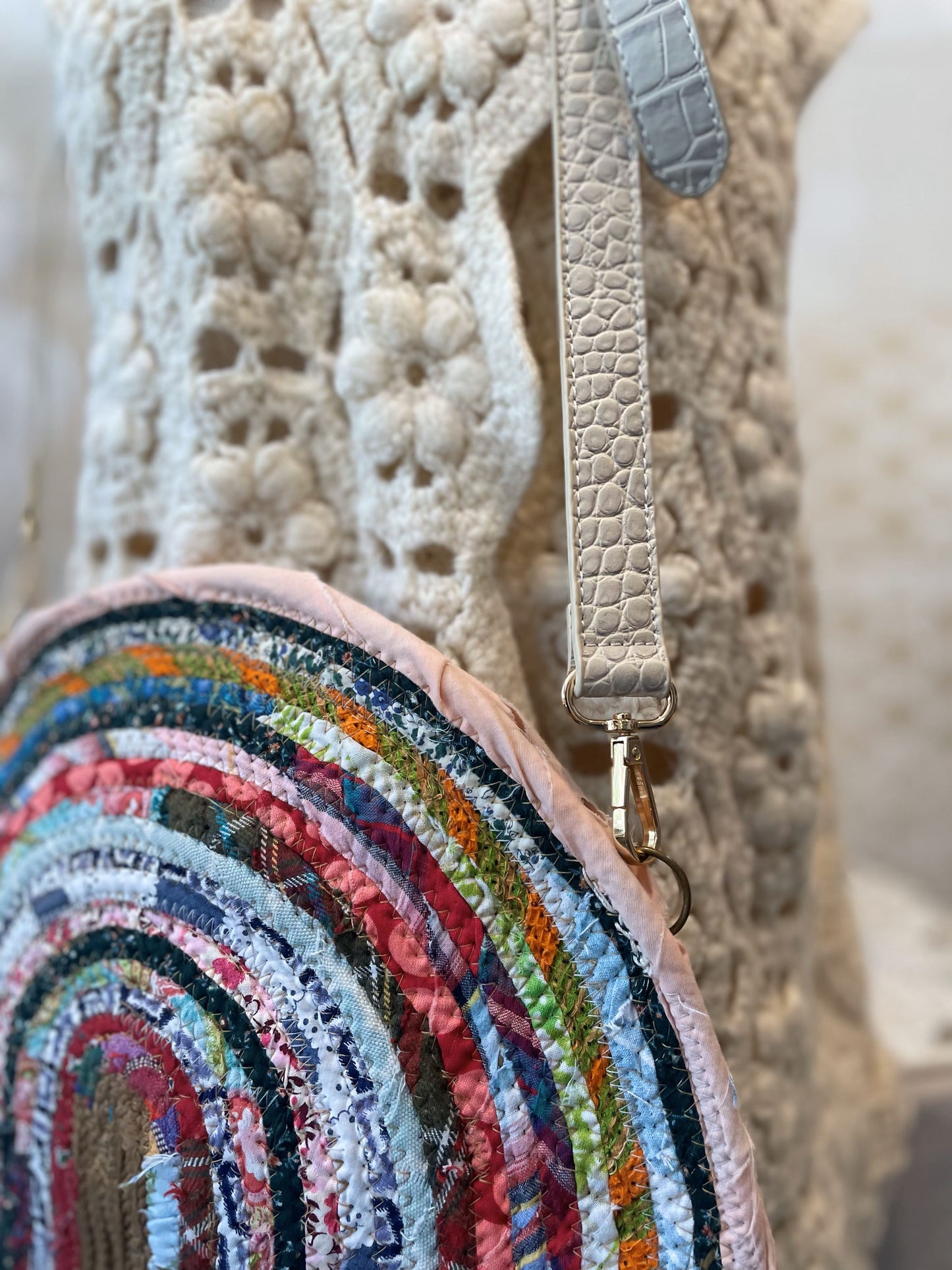 Rainbow taco unique rope bag