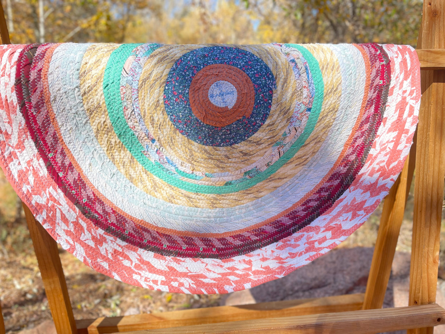Edge of Autumn 🍂 handmade rug