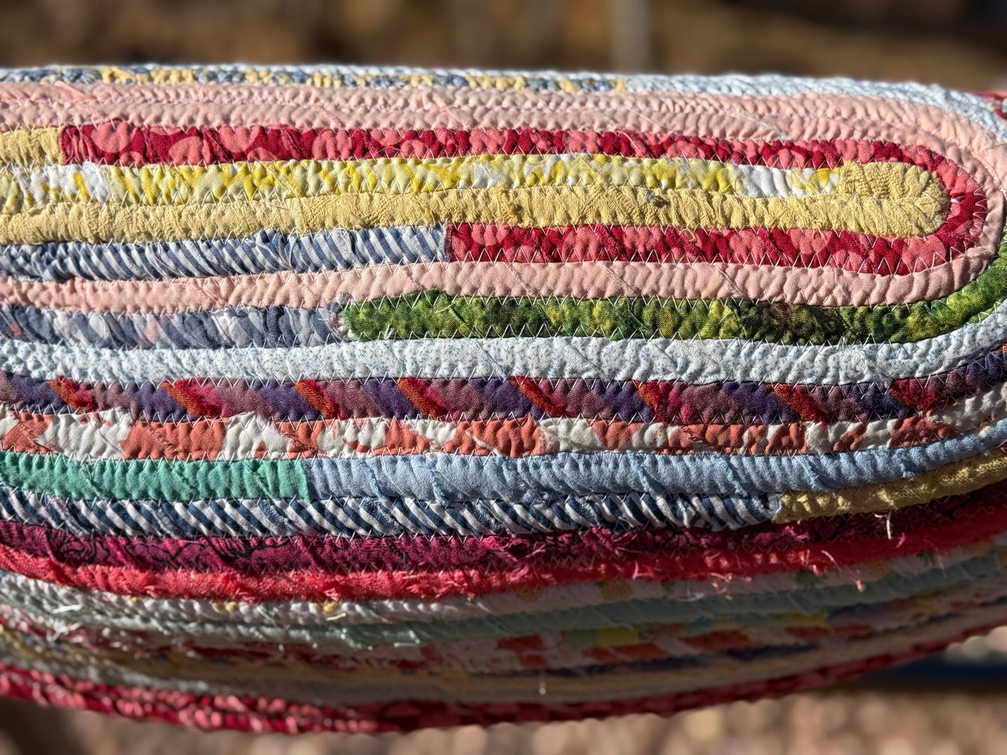 Sunny smiles handmade rug