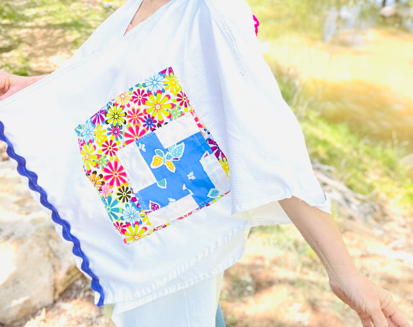 Brighten up! Up cycled kimono