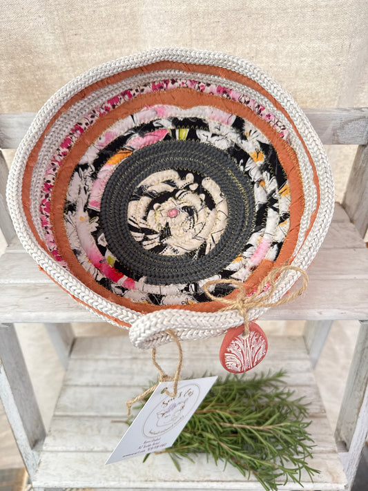 Desert rose trinket basket