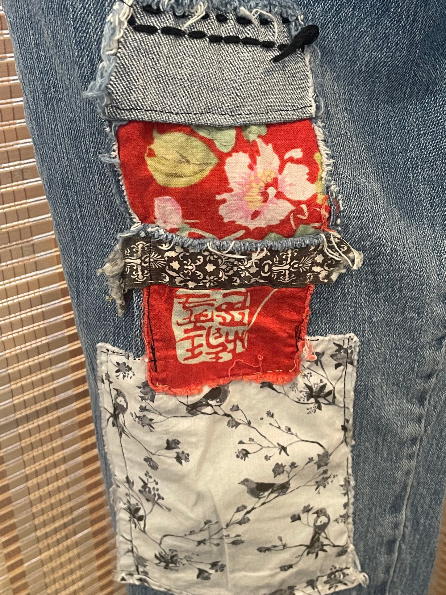 Zen vibe embellished jeans