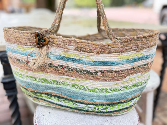 Custom rope tote for Megan