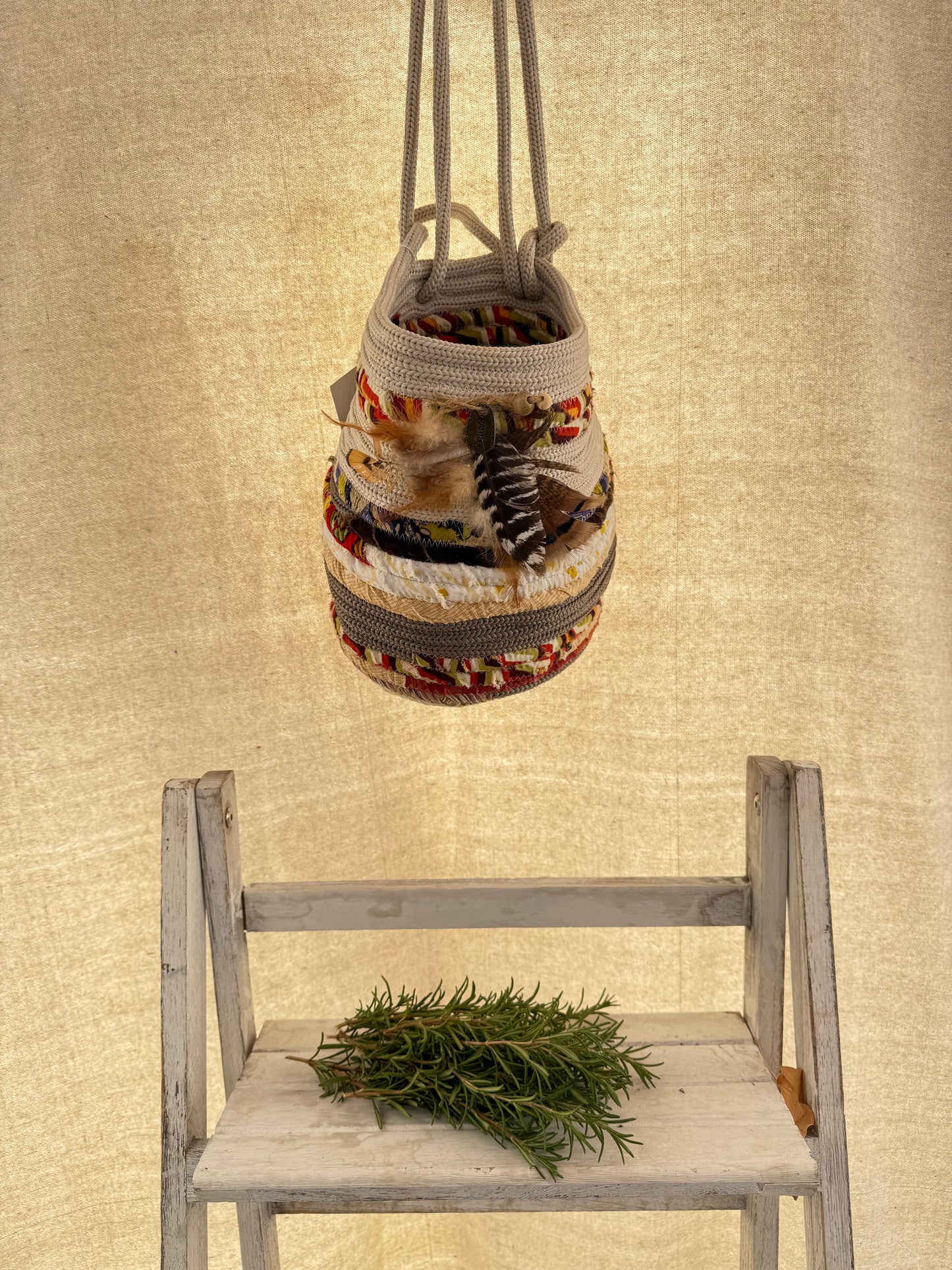 Gather Gratitude hanging basket