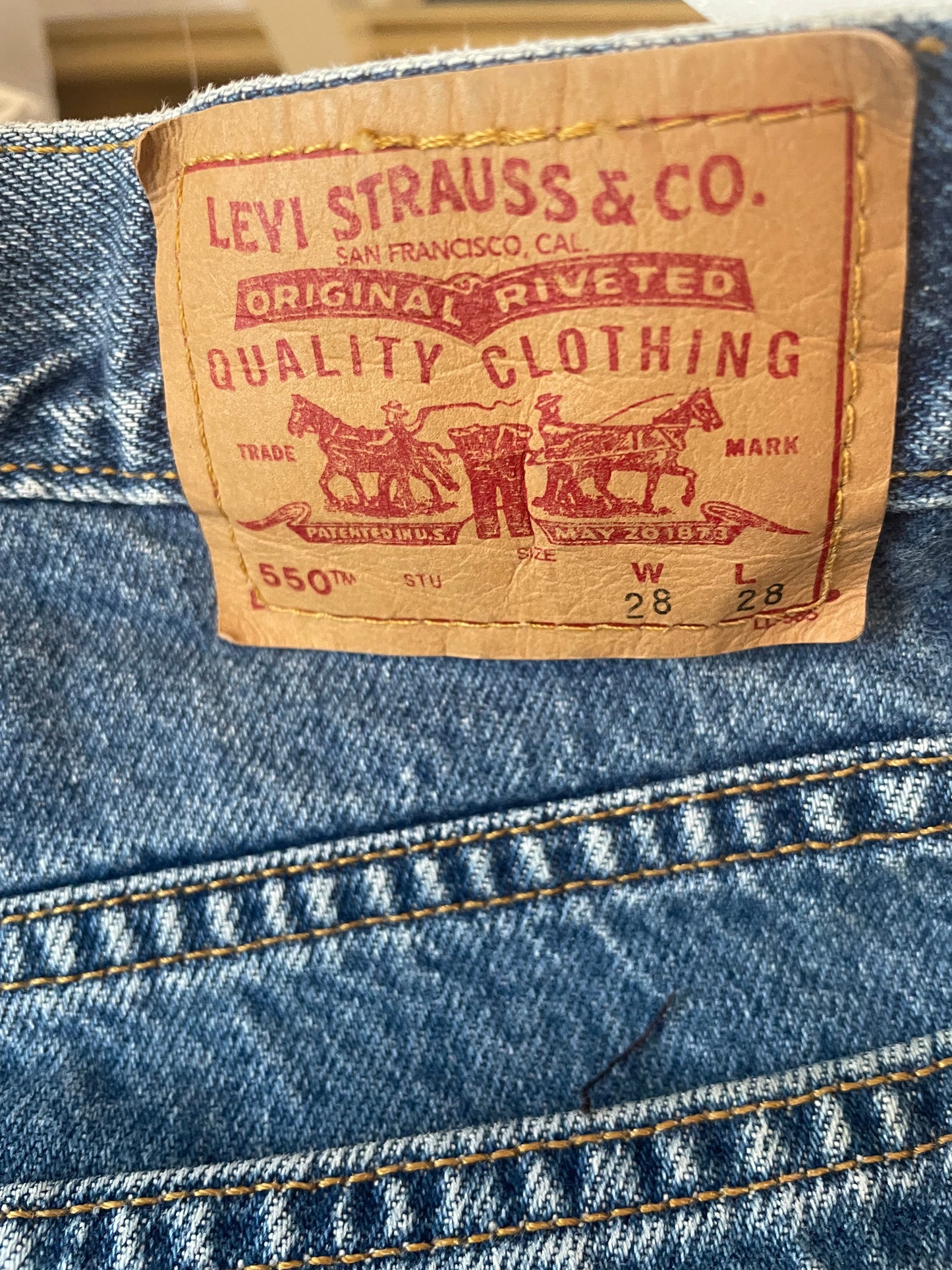 True vintage Levi’s 550s